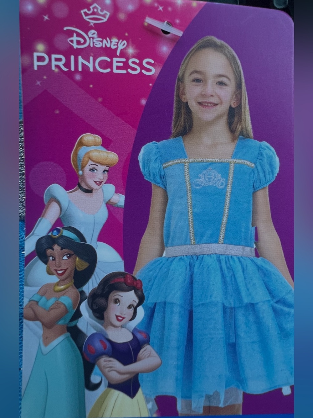 Disney Princess Cinderella Light Blue and Gold Girls' Tutu Costume/Dress NWT 2T